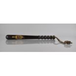 A George V Wooden Birmingham Special Constabulary Truncheon with Painted Royal Cypher and Crest,
