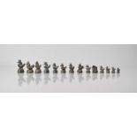 A Collection of Fourteen 19th Century Opium Weights Mainly in the Form of Hitha Birds, Tallest