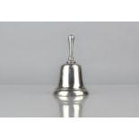 An Edward VII Silver Bell, Birmingham 1908, 10.5cms High with Clapper