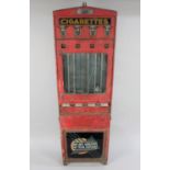 A 1930s Full Size Free Standing Cigarette Vending Machine by F Graucob Ltle, Made in Denmark, The