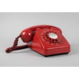 A Vintage Red GPO Telephone