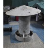 A Galvanised Iron Poultry Feeder