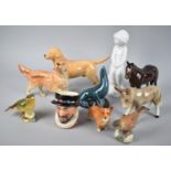 A Collection of Various Beswick and Other Animal and Bird Figures, Spode Joanna Etc