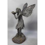 A Large Resin Moulded Study of a Fairy, 93cms Tall