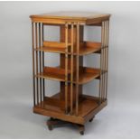 A Late 19th /Early 20th Century Revolving Bookcase, 119cms High