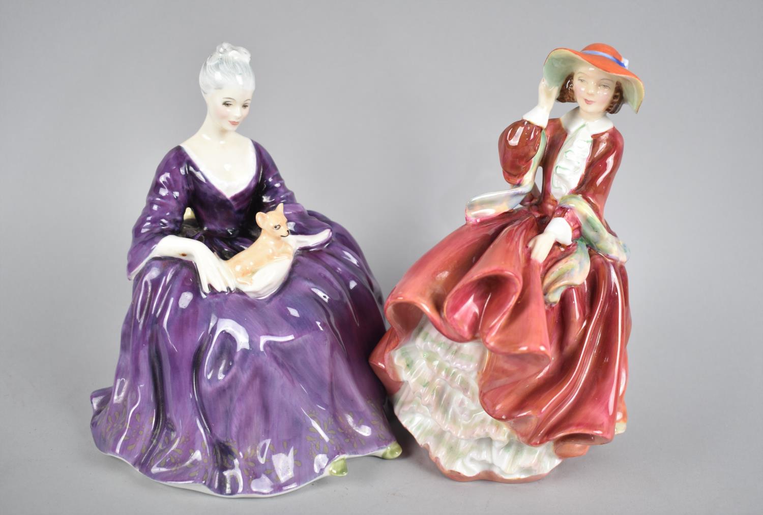 Two Royal Doulton Figures, Top O' The Hill and Charlotte