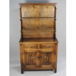 A Mid 20th Century Oak Dresser in the Old Charm Style, Base Section with Two Small Drawers over