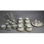 Two Coffee Sets for Six, Royal Worcester Mirage and Coalport Windsor