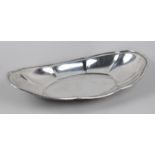 A Crown Sterling Serving Dish of Oval Moulded Form, 294g, 30.5cm wide