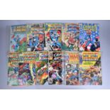 A Collection of Vintage Captain America and Captain America and the Falcon Comics by Marvel