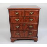 A Reproduction Mahogany Media Cabinet in the Form of a Chest of Two Short and Three Long Drawers,