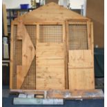 An Unassembled Adley 6ft x 8ft Superior Dog Kennel with Run, Complete Apart from Screws and Felt