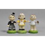 Three Limited Edition Carlton Kids, Nurse, Groom and Bride