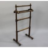 An Edwardian Towel Rail, 45cm wide