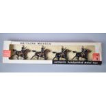 A Boxed Set of Britains Hand Painted Metal Cavalry Figures, Queens Own Hussars