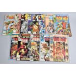A Collection of Vintage Ironman and Invincible Ironman Comics by Marbles, 60's/70's and 80's
