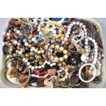 A Large Collection of Costume Jewellery, Necklaces etc