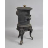 A Cast Iron Chiminea Burner, 50cm high