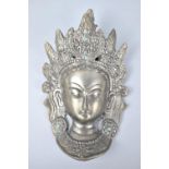 A Cast Metal Thai Wall Hanging, 24cm wide