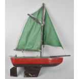 A Hand Built Pond Yacht, 48cm Long