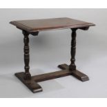 A Small Rectangular Topped Coffee Table, 59cms by 42cms