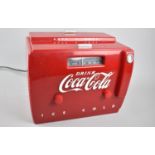 A Late 20th Century Coca cola Nostalgia Cooler Radio, 29cm wide