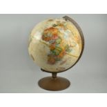 A Mid 20th Century Table Globe by Replogle, USA, 12" Diameter, World Classic Series