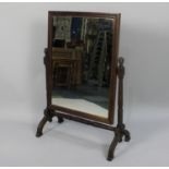 A Late 19th/Early 20th Century Swing Dressing Table Mirror, the Glass 51x67cm