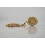A 9ct Gold Locket, Oval Form with Chased Floriate Decoration, 45mm Drop Including Bale, Stamped