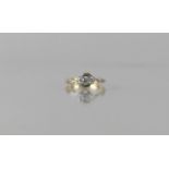 An 18ct Gold and Diamond Moi Et Toi Ladies Dress Ring, Two Round Brilliant Cut Stones, Approx 0.15ct