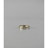 An Early 20th Century 18ct Gold and White Stone Eternity Ring, 13 Round Cut White Stones Grain Set