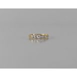 An Early 20th Century Five Stone Diamond and 18ct Gold 'Half Hoop' Ring, Graduated Old European