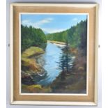 A Framed Oil, Linn of De, Braemer by EF Toogood, 50x60cms