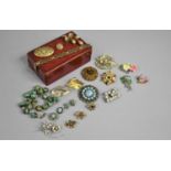 A Collection of Various Vintage and Later Jewellery to Comprise Various Brooches, Damascene