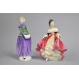 Two Royal Doulton Figures, Florence (HN2745) and Southern Belle (HN2229)