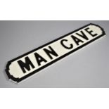 A Wooden Sign, Man Cave, 64cms Wide