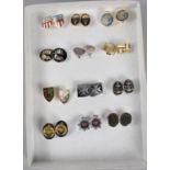 A Collection of Twelve Pairs of Cufflinks from the Estate of the Late James Anderton Chief Constable