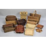 A Collection of Various Wicker Baskets