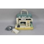 A Jones 461 Electric Sewing Machine with Foot Pedal (Unchecked)