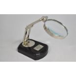 A Reproduction Novelty Desk Top Adjustable Magnifier as was Made by Watkins and Hill 1805, 12cms