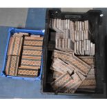 A Large Collection of Terracotta Tiles, Most Measuring 15x7.5cms