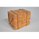 A Novelty Box in the Form of a Packing Crate, 13cms Wide