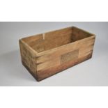 A Vintage Oxo Corned Beef Crate, 51cms by 25cms by 20cms High