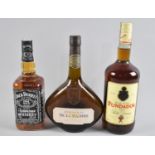 Three Bottles of Spirits to include Armagnac, Spanish Brandy and Jack Daniels Whiskey