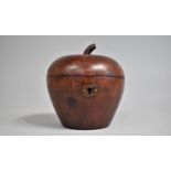 A Reproduction Georgian Style Tea Caddy in the Form of an Apple