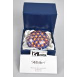 A Boxed Kenleys "Millefiori" Handmade Glass Paperweight