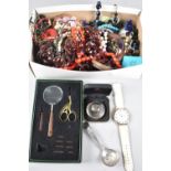 A Collection of Costume Jewellery, Silver Plate etc