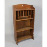 A Late 19th/Early 20th Century Hall Bureau with Bookshelf and Pigeon Holes, Missing Fall Front,