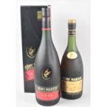 Two Bottles French Remy Martin Brandy, 68cl and 1ltr