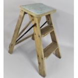 A Vintage Step Stool, 53cm High